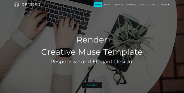 Render_Multipurpose Creative Muse Template - Creative Muse Templates