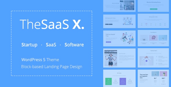 TheSaaS X - Responsive SaaS, Startup & Business WordPress Theme - Software Technology
