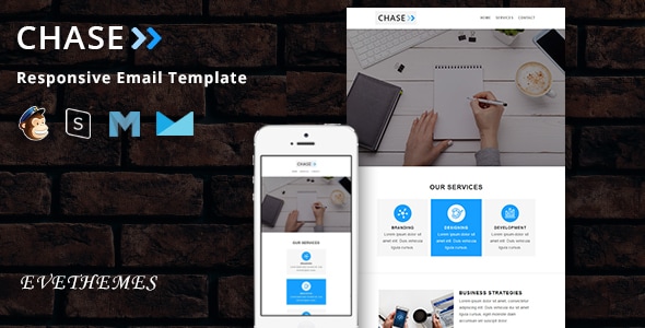 Chase - Responsive Email Template - Newsletters Email Templates