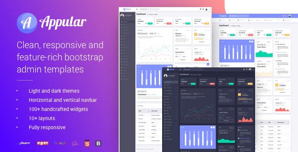 Appular - Bootstrap Admin Dashboard Template - Admin Templates Site Templates