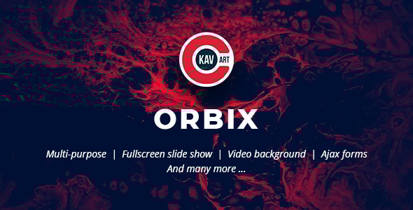Orbix - Creative Multi-Purpose Template - Creative Site Templates