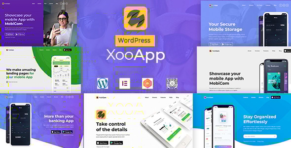 XooApp - App Landing Page WordPress Theme - Software Technology