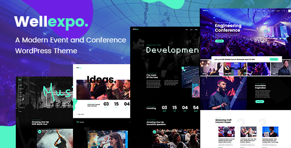 WellExpo - Event & Conference WordPress Theme - Events Entertainment