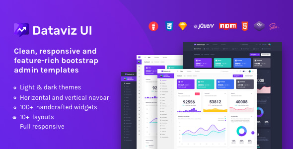 DatavizUI Bootstrap 5 Admin Dashboard Template - Admin Templates Site Templates