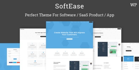 SoftEase - Multipurpose Software / SaaS Product WordPress Theme - Software Technology
