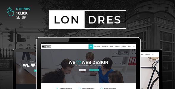 Londres - Stylish Multi-Concept WordPress Theme - Corporate WordPress
