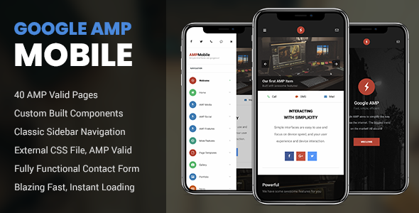 AMP Mobile - Mobile Site Templates