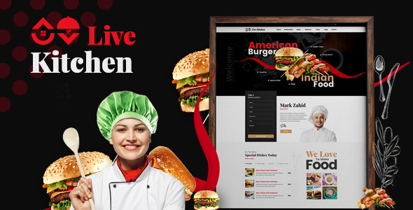 Livekitchen | Restaurant Cafe WordPress Theme - Restaurants & Cafes Entertainment
