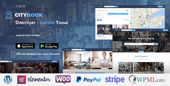 CityBook - Directory & Listing WordPress Theme - Directory & Listings Corporate