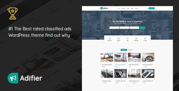 Adifier - Classified Ads WordPress Theme - Directory & Listings Corporate