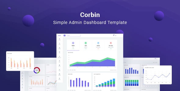Corbin - Simple Admin Dashboard - Admin Templates Site Templates