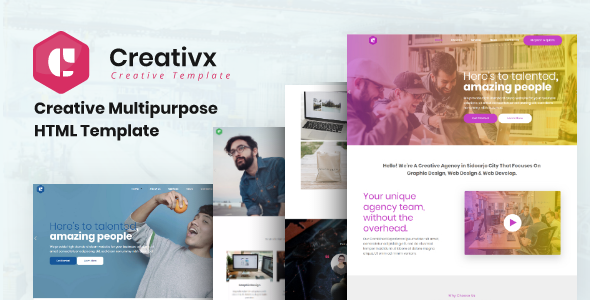 Creativx - Creative Multipurpose HTML Template - Portfolio Creative