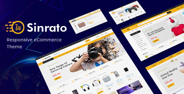 Sinrato - Electronics Theme for WooCommerce WordPress - WooCommerce eCommerce