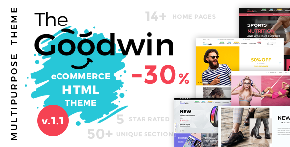 Goodwin - eCommerce HTML Template - Retail Site Templates