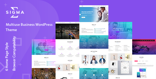 Sigma - Multipurpose WordPress Theme - Corporate WordPress