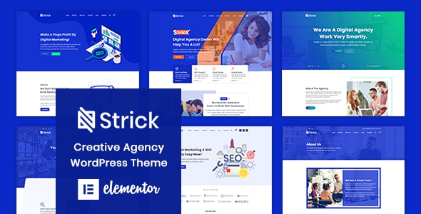 Strick - Creative Agency WordPress Theme - Corporate WordPress