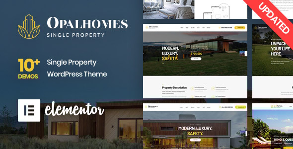 Opalhomes - Single Property WordPress Theme - Real Estate WordPress