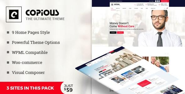 Copious - Multiuse WordPress Theme - Business Corporate
