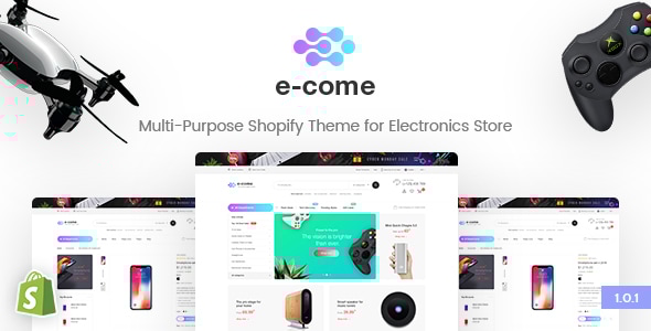 E-come | Multi-Purpose Shopify Theme for Electronics Store - Shopify eCommerce