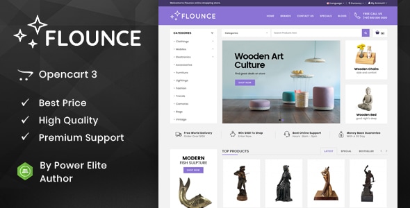 Flounce - Multipurpose OpenCart Theme - Miscellaneous OpenCart
