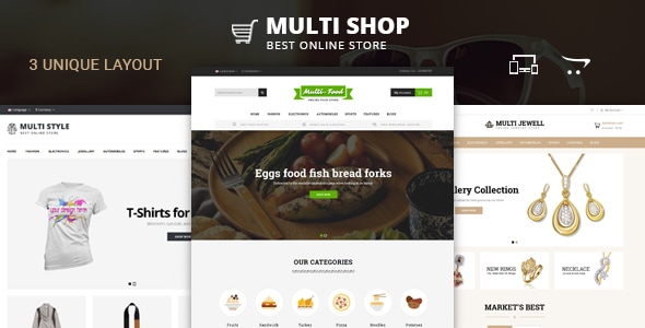 Multi Shop - OpenCart 2 & 3 Responsive Theme - Fashion OpenCart