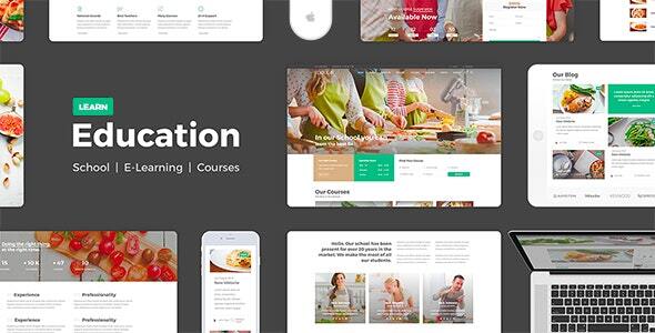 Education - Learning HTML Template - Corporate Site Templates