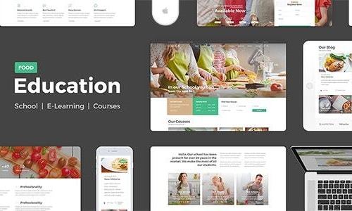 Education Food - PSD Template by nicdark | ThemeForest
