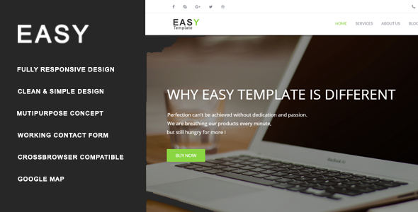 Easy - Multiuse HTML Template - Creative Site Templates