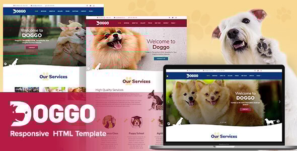 Doggo - Responsive HTML5 Template - Business Corporate