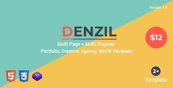 Denzil — Multi-Page Multi-Purpose Html Template - Creative Site Templates