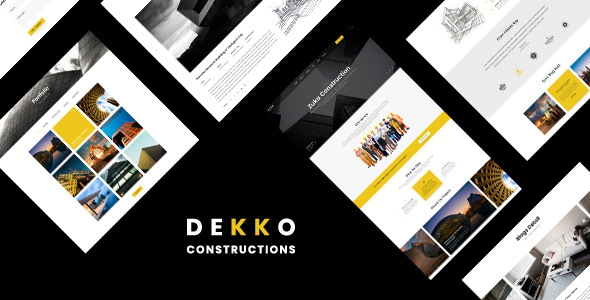Dekko - Construction HTML5 Template - Business Corporate