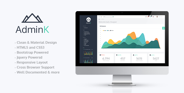 AdminK | Bootstrap Admin Template - Admin Templates Site Templates