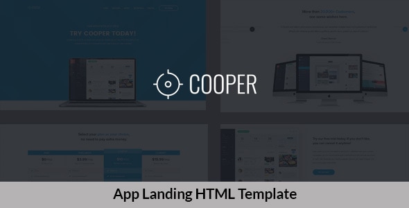 App Landing HTML Template - Technology Site Templates