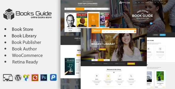 Book Store WordPress Theme - eCommerce WordPress