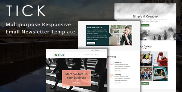 Tick - Multipurpose Responsive Email Template - Newsletters Email Templates