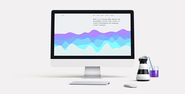 Oona — Material Design Studio Template - Creative Site Templates