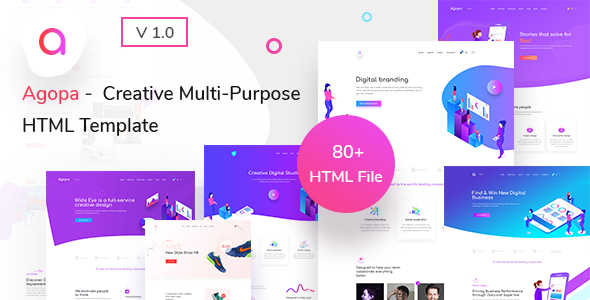 Agopa - Creative Multipurpose HTML Template - Portfolio Creative