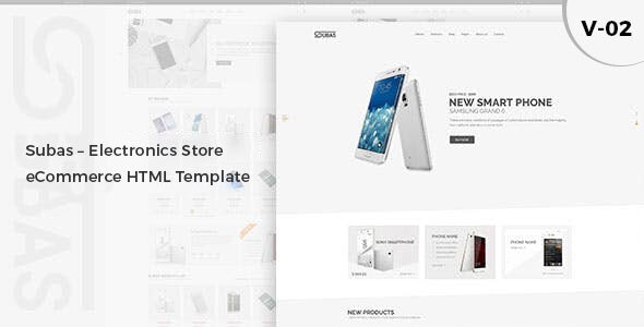 Subas – Electronics Store eCommerce HTML Template - Electronics Technology