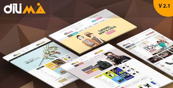 Dilima - Electronics Fashion Store HTML Template - Shopping Retail