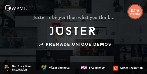 Juster - Multi-Purpose WordPress Theme - Creative WordPress