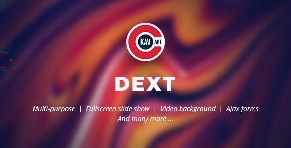 Dext HTML Creative Template - Creative Site Templates