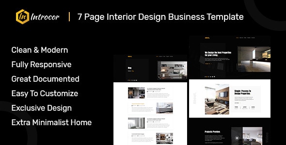 Introcor - Responsive HTML Template - Corporate Site Templates