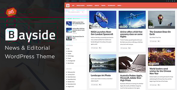 Bayside - Responsive WordPress Theme - News / Editorial Blog / Magazine