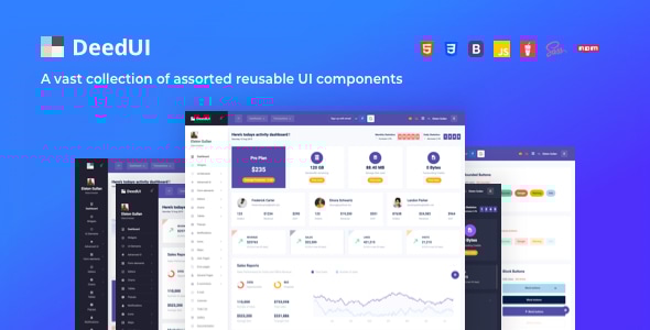 DeedUI — Responsive Bootstrap Admin Template - Admin Templates Site Templates