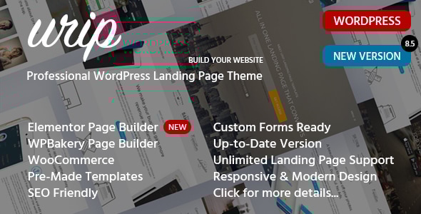 Urip - Professional Elementor Marketing WordPress Landing Page - Marketing Corporate