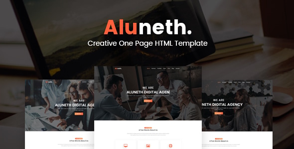 Aluneth - Creative Multipurpose HTML Template - Creative Site Templates