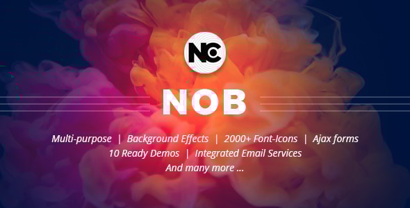 Nob - Creative HTML Template - Creative Site Templates