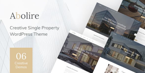 Abolire - Single Property WordPress Theme - Real Estate WordPress