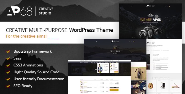 AP68 - Creative Multi-Purpose WordPress Theme - Portfolio Creative