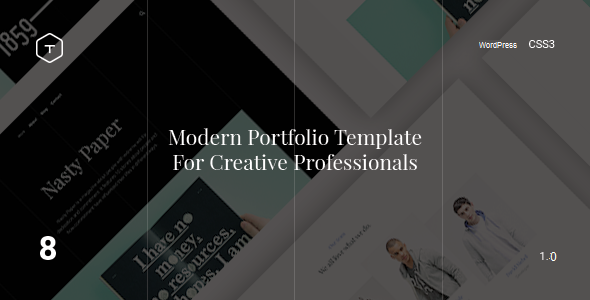 Eight - Responsive Portfolio WordPress Theme - Portfolio Creative